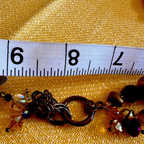 Larger Wrists? Artisan Double Bronzed Charmed Bracelet.  Fits up to 8.5” wrist. - Picture 7 of 7